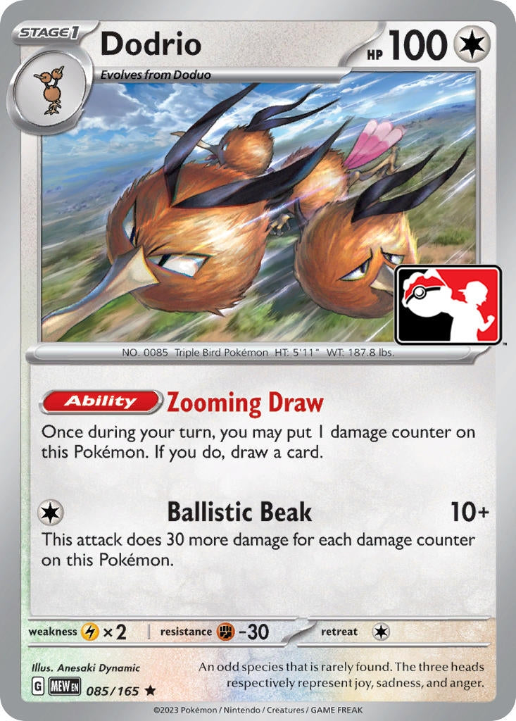 Image for Dodrio (085/165) [Prize Pack Series Cards] - Pokemon