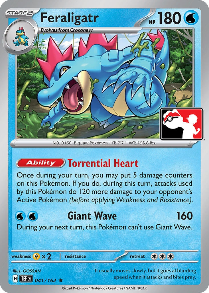 Image for Feraligatr (041/162) [Prize Pack Series Cards] - Pokemon