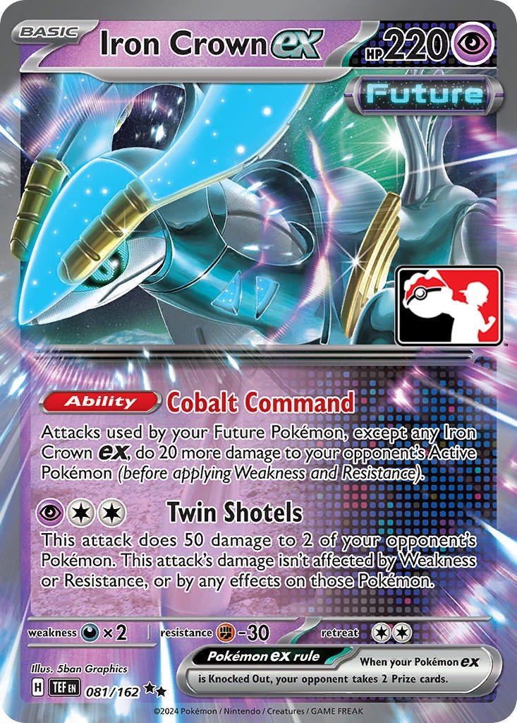 Image for Iron Crown ex (081/162) [Prize Pack Series Cards] - Pokemon