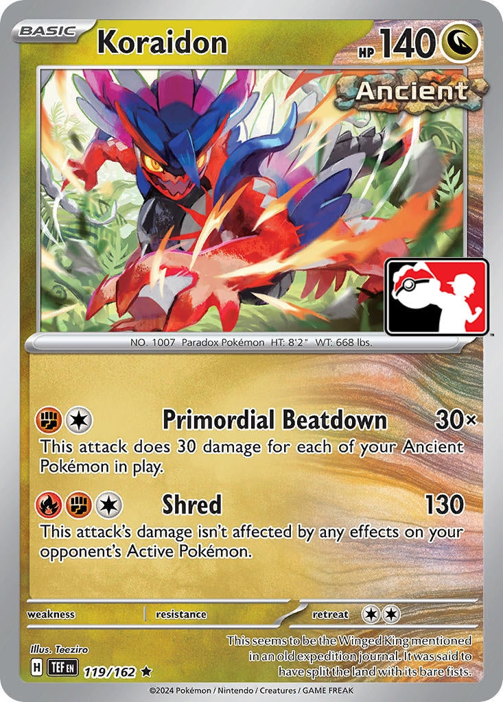 Image for Koraidon (119/162) [Prize Pack Series Cards] - Pokemon
