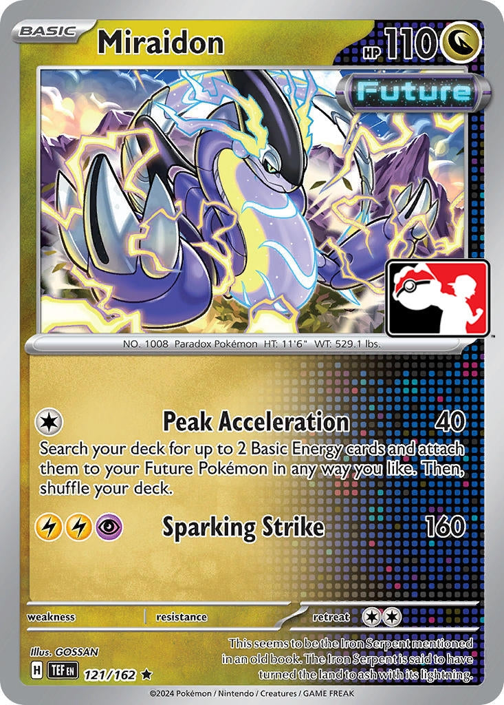 Image for Miraidon (121/162) [Prize Pack Series Cards] - Pokemon