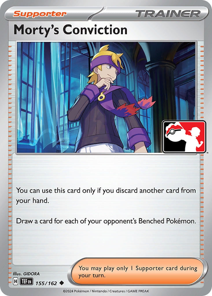 Image for Morty's Conviction (155/162) [Prize Pack Series Cards] - Pokemon