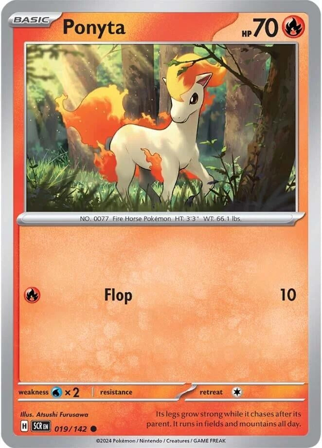 Image for Ponyta (019/142) [SV07: Stellar Crown] - Pokemon