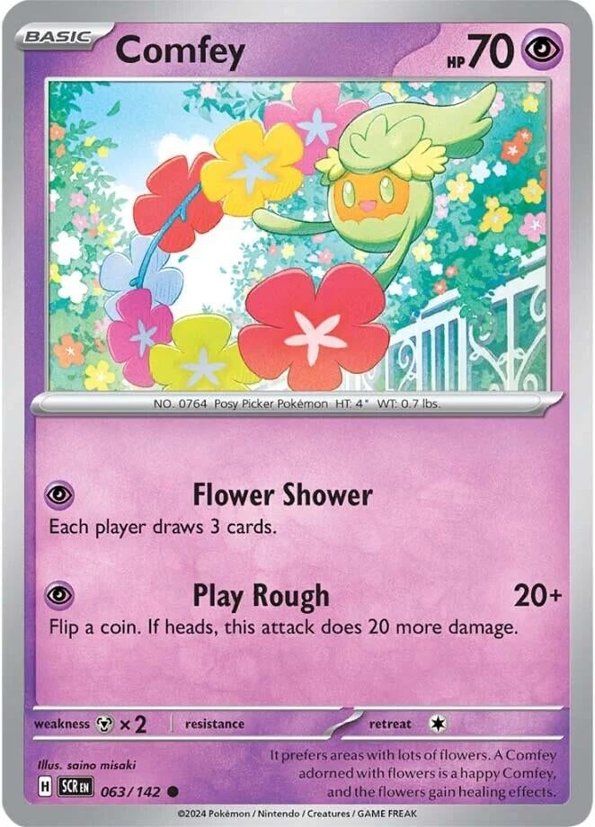 Image for Comfey (063/142) [SV07: Stellar Crown] - Pokemon