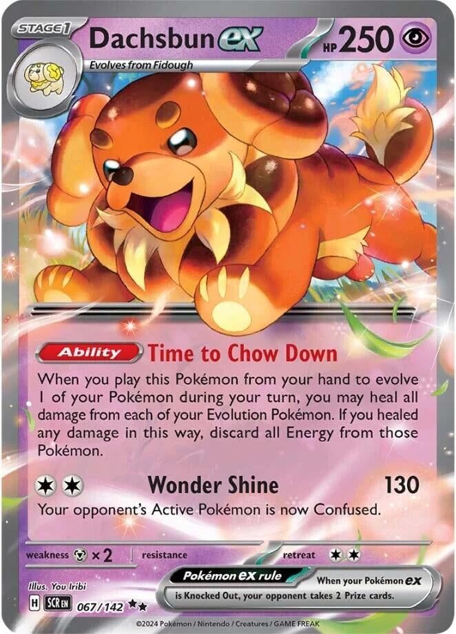 Image for Dachsbun ex (067/142) [SV07: Stellar Crown] - Pokemon