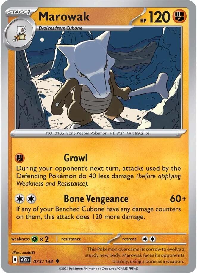 Marowak (073/142) [Scarlet & Violet: Stellar Crown]