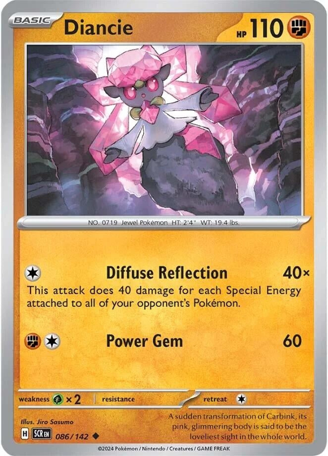 Image for Diancie (086/142) [SV07: Stellar Crown] - Pokemon
