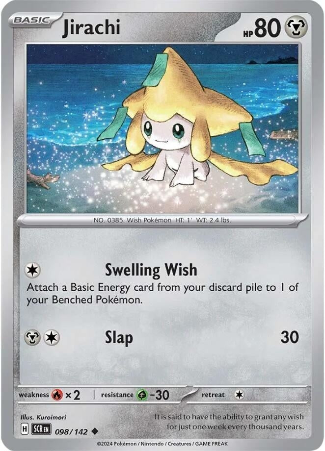Image for Jirachi (098/142) [SV07: Stellar Crown] - Pokemon