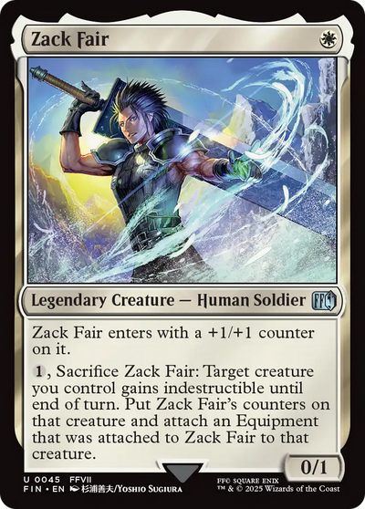 Zack Fair [FINAL FANTASY Commander]