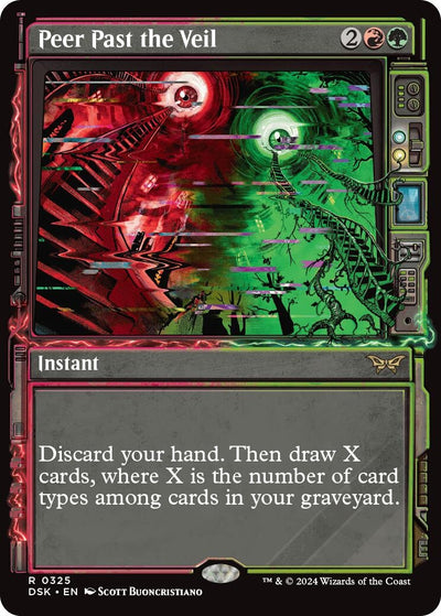 Peer Past the Veil (Showcase) (325) (Duskmourn: House of Horror)