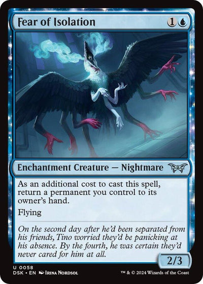 Fear of Isolation (58) (Duskmourn: House of Horror)