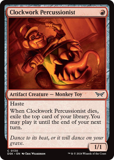 Clockwork Percussionist (0130) (130) (Duskmourn: House of Horror)
