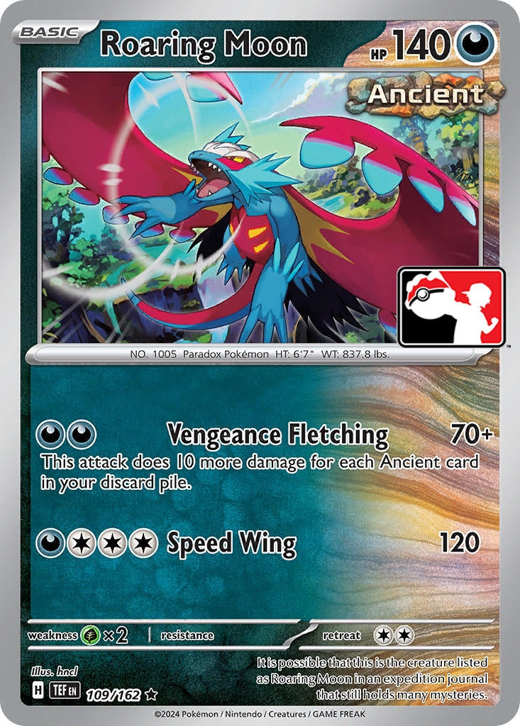 Image for Roaring Moon (109/162) [Prize Pack Series Cards] - Pokemon