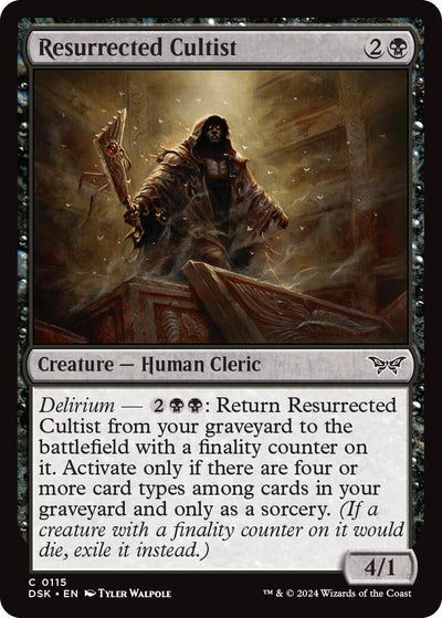 Resurrected Cultist (115) (Duskmourn: House of Horror)