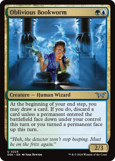 Oblivious Bookworm (0225) (225) (Duskmourn: House of Horror)