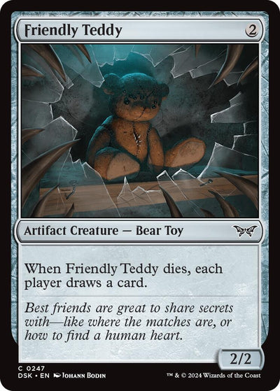Friendly Teddy (247) (Duskmourn: House of Horror)