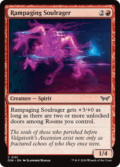 Rampaging Soulrager (151) (Duskmourn: House of Horror)