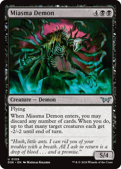 Miasma Demon (109) (Duskmourn: House of Horror)