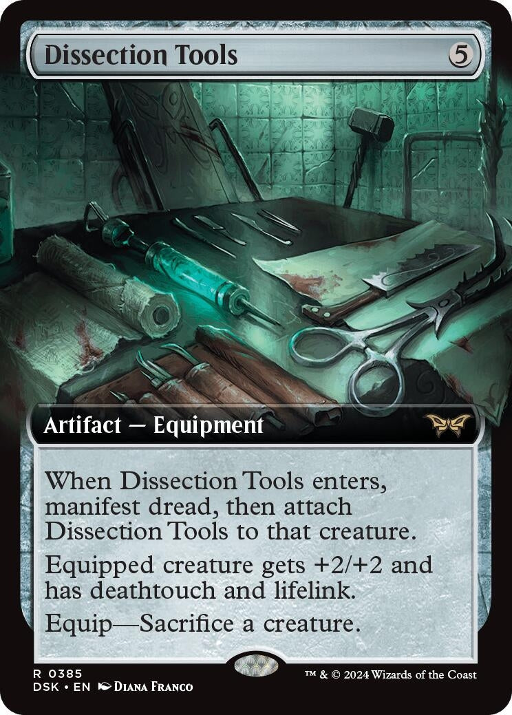Dissection Tools (Extended Art) (385) (Duskmourn: House of Horror)