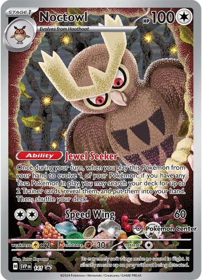 Image for Noctowl - 141 (Pokemon Center Exclusive) (141) [SV: Scarlet & Violet Promo Cards] - Pokemon