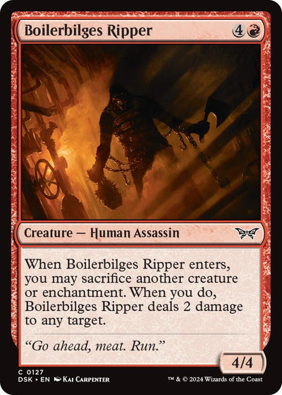 Boilerbilges Ripper (127) (Duskmourn: House of Horror)