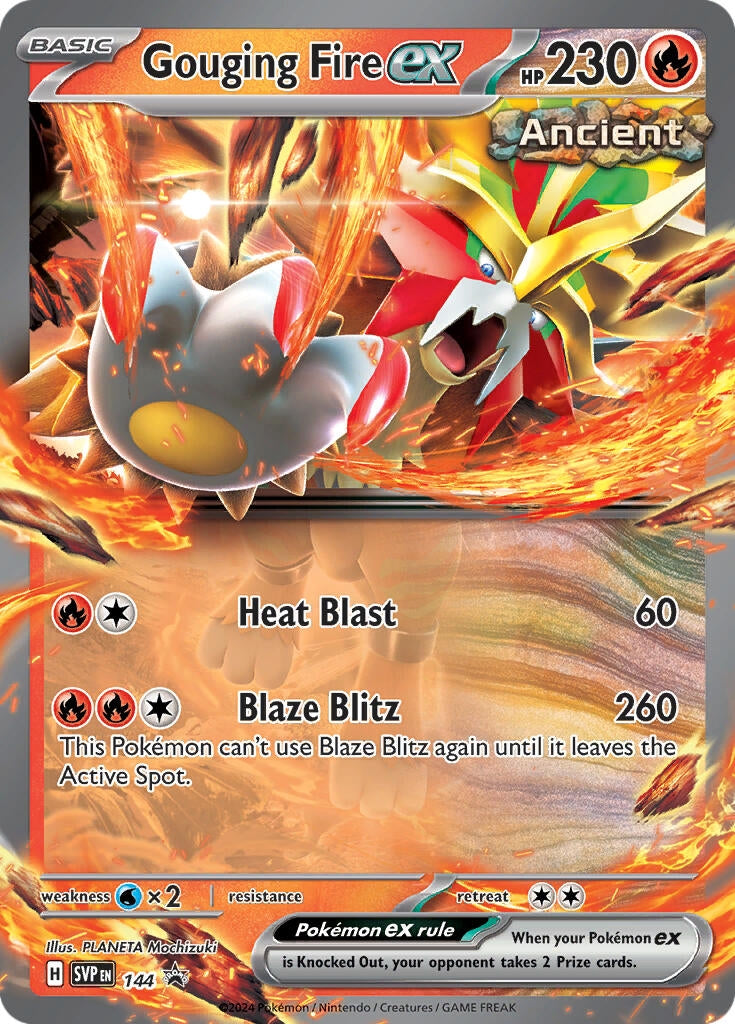 Image for Gouging Fire ex - 144 (144) [SV: Scarlet & Violet Promo Cards] - Pokemon