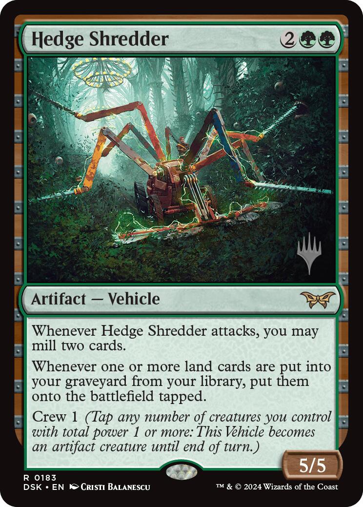 Hedge Shredder (183) (Promo Pack: Duskmourn: House of Horror)