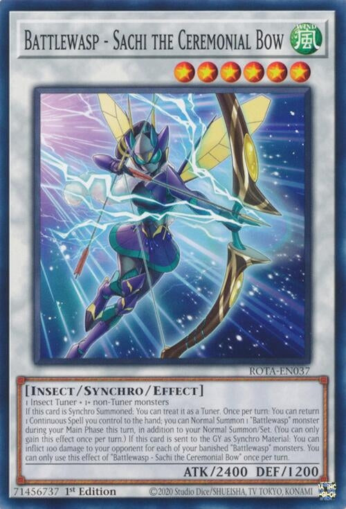 Battlewasp - Sachi the Ceremonial Bow (ROTA-EN037) (Rage of the Abyss)