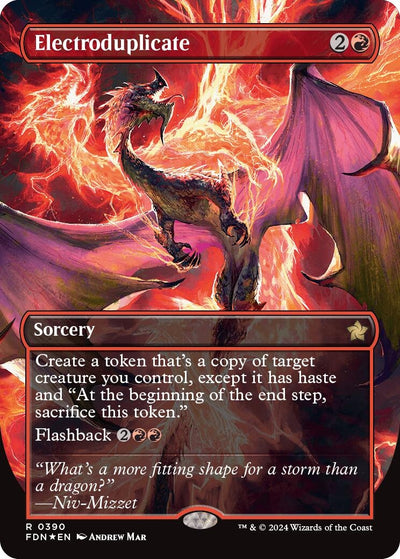Electroduplicate (Borderless) (Mana Foil) (390) (Foundations)