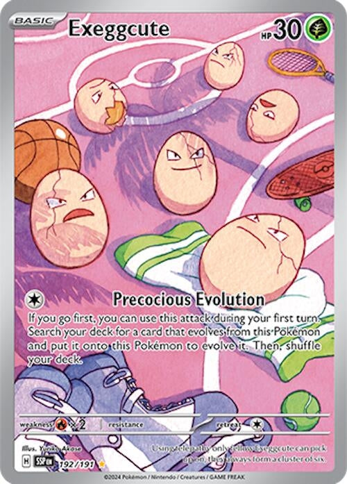 Image for Exeggcute (192/191) [SV08: Surging Sparks] - Pokemon
