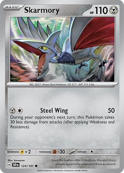 Skarmory (124/191) (SV08: Surging Sparks)