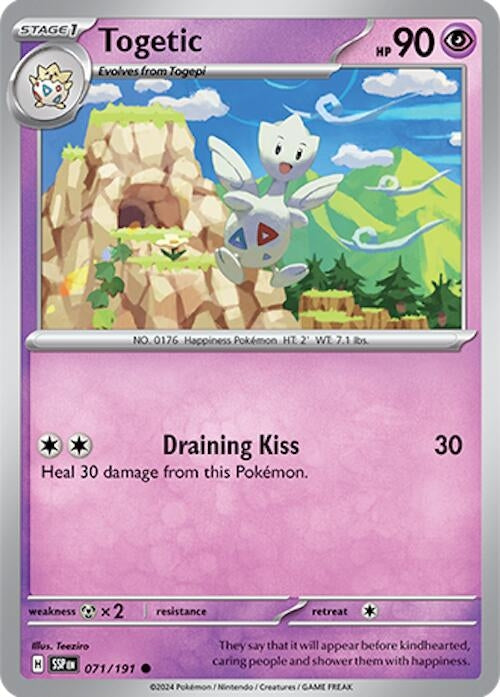 Image for Togetic (071/191) [SV08: Surging Sparks] - Pokemon
