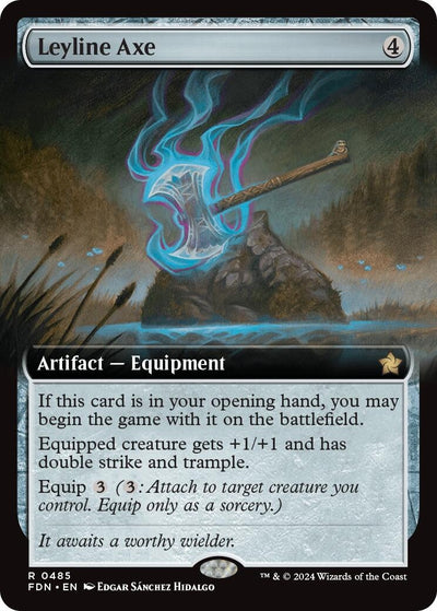 Leyline Axe (Extended Art) (485) (Foundations)