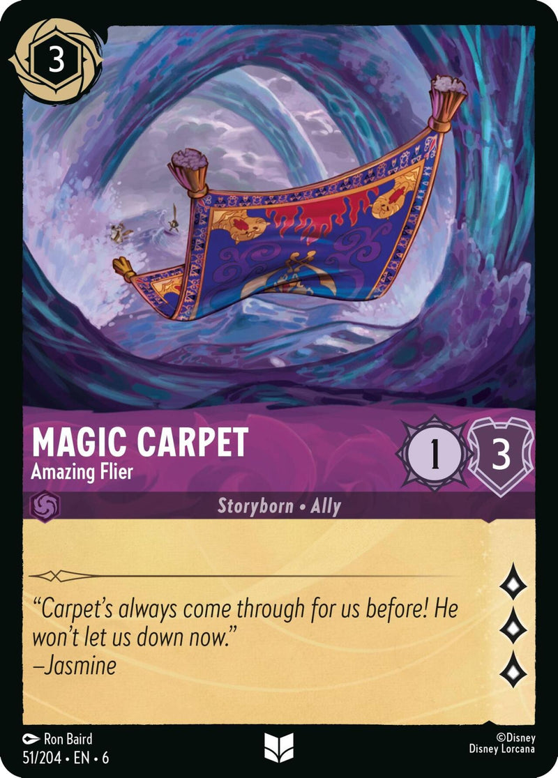 Image for Magic Carpet - Amazing Flier (51/204) [Azurite Sea] - Disney Lorcana