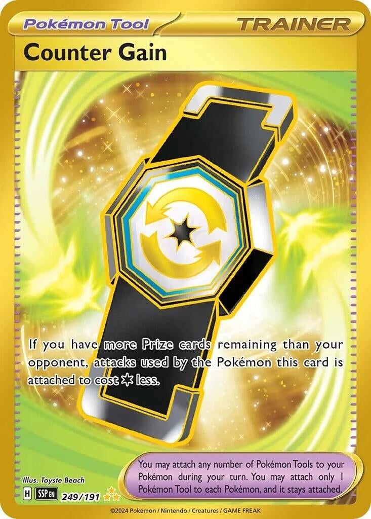 Image for Counter Gain (249/191) [SV08: Surging Sparks] - Pokemon