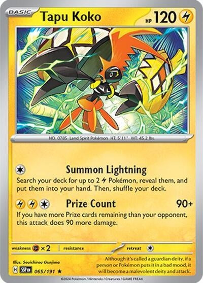 Image for Tapu Koko (065/191) [Deck Exclusives] - Pokemon