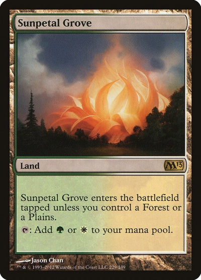 Sunpetal Grove (229) [Magic 2013 (M13)]