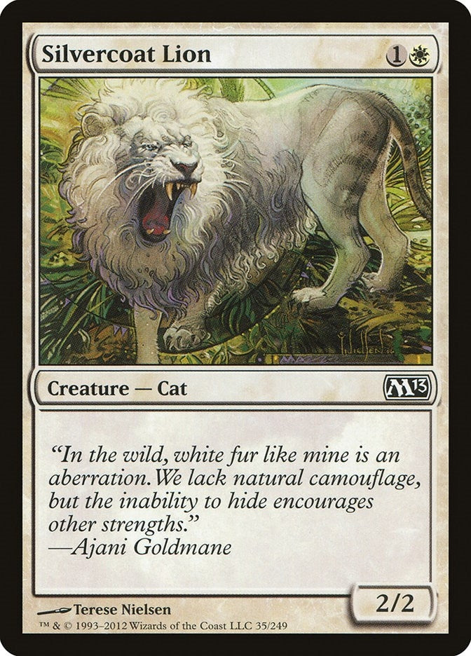 Silvercoat Lion (35) (Magic 2013 (M13))