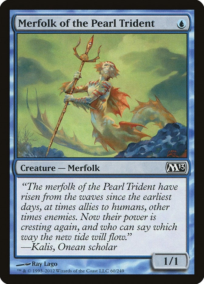 Merfolk of the Pearl Trident (60) (Magic 2013 (M13))