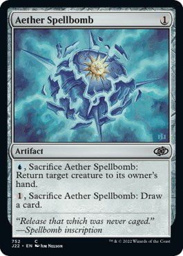 Aether Spellbomb (752) [Jumpstart 2022]