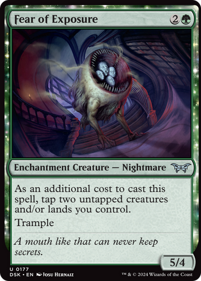 Fear of Exposure (177) (Duskmourn: House of Horror)