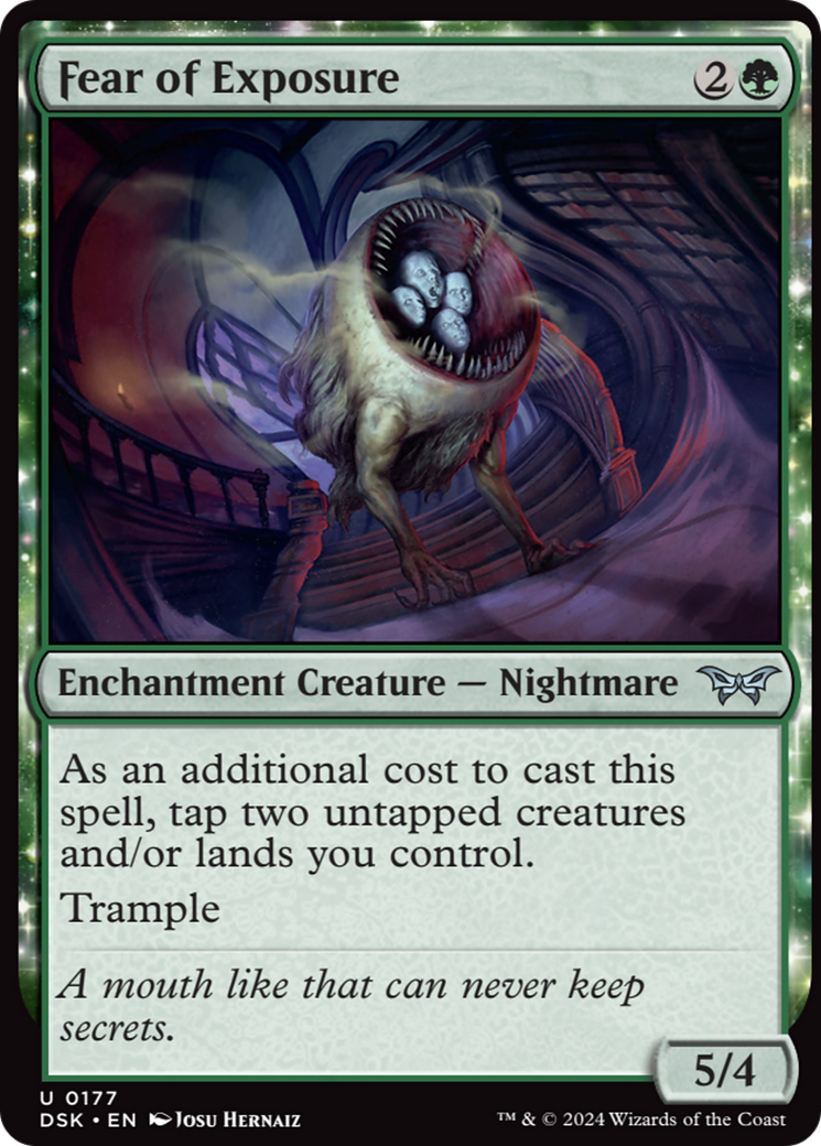 Fear of Exposure (177) (Duskmourn: House of Horror)