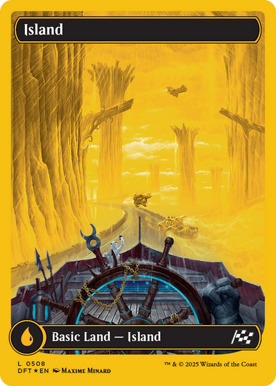 Island (0508) (First-Place Foil) (508) (Aetherdrift)
