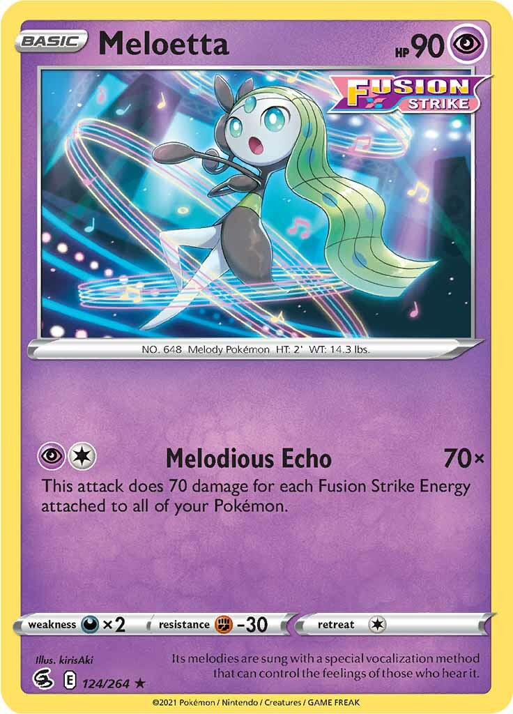 Meloetta (124/264) (SWSH08: Fusion Strike)