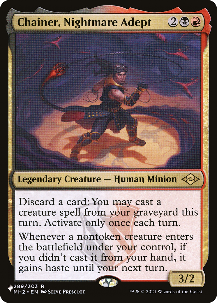 Chainer, Nightmare Adept (289/303) [The List Reprints]