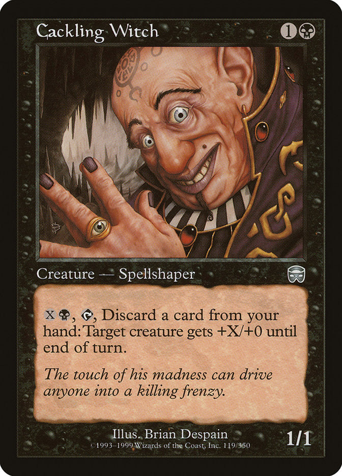 Cackling Witch (119) [Mercadian Masques]