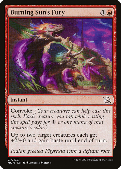 Burning Sun's Fury (133) (March of the Machine)