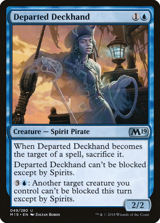 Departed Deckhand (49) [Core Set 2019]