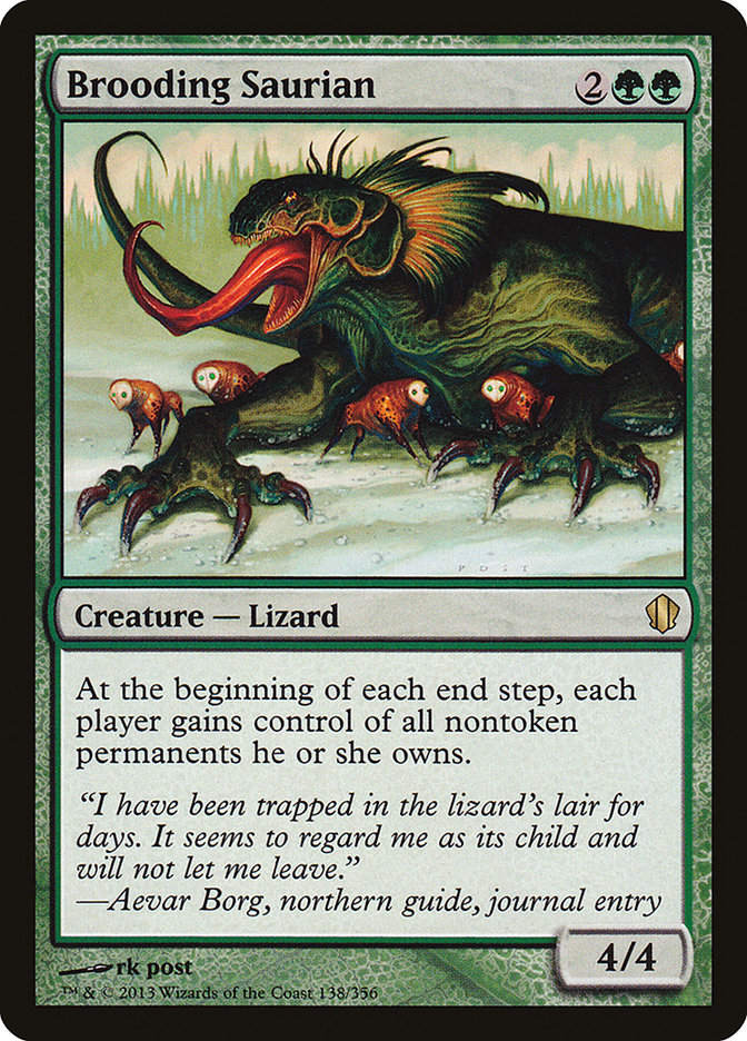 Brooding Saurian (138) [Commander 2013]