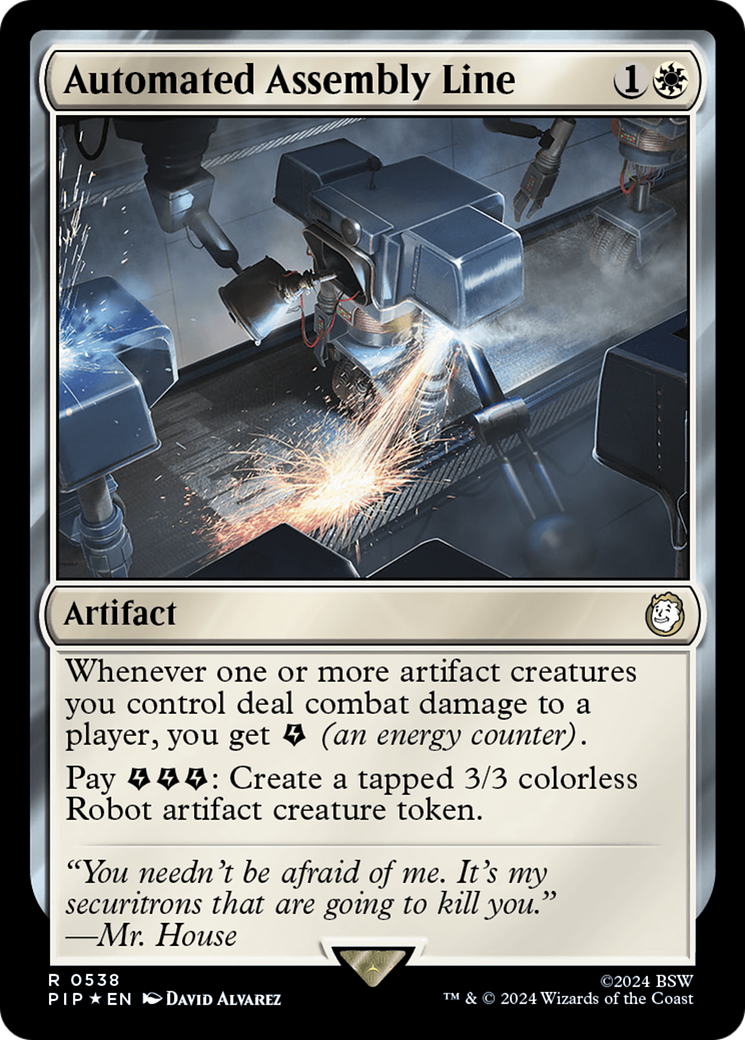 Automated Assembly Line (Surge Foil) (538) [Universes Beyond: Fallout]